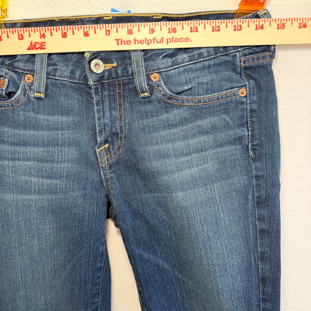 Y2K Bootcut Lucky Brand Sweet N Low Jeans Womens 2/26 Embroidered Pockets - Picture 7 of 8